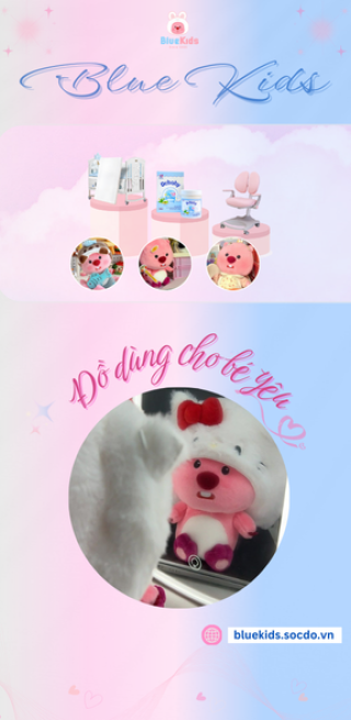 Đồ dùng cho bé yêu Blue Kids