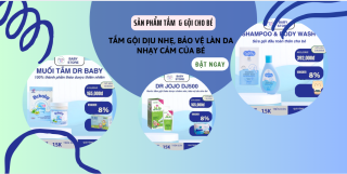 Sản phẩm tắm & gội cho bé